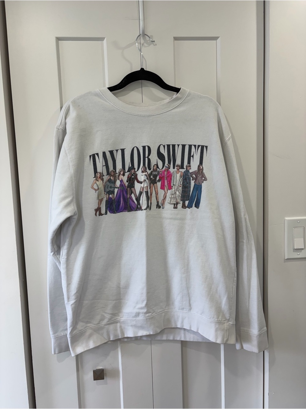 Taylor Swift White 'Midnights' Printed Pullover